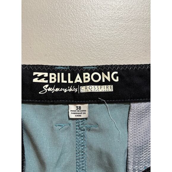 Billabong Submersible Crossfire M201ECRX Men's Size 38 Blue Board Surfing Shorts - Picture 3 of 12